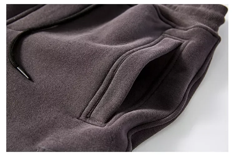 JL1128A New Style Winter Mens Fleece Cargo Sweatpants Plus Size Street Wear Sweat Pants Baggy Joggers for Men