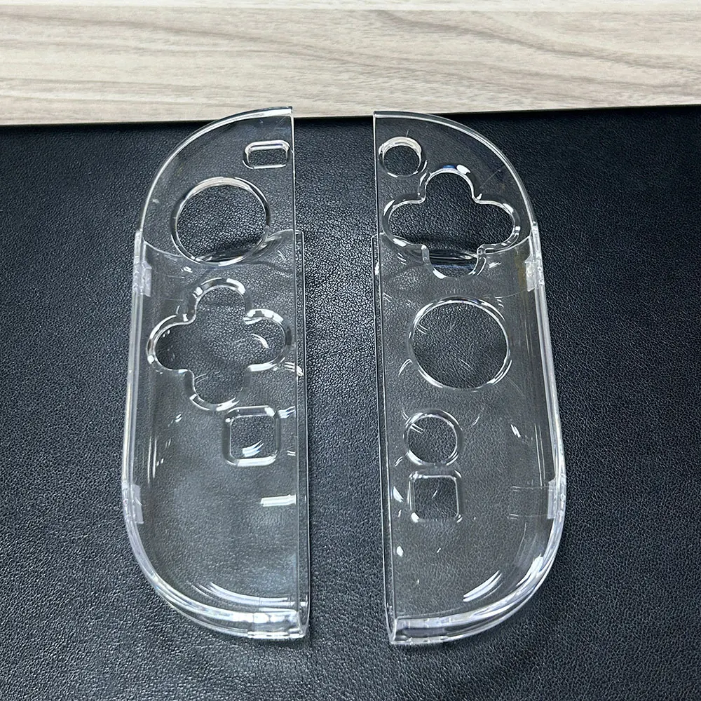 product laudtec transparent pc case for switch2 ns2 2025 detachable controller protector anti yellow back cover clear custom logo yxj27-3