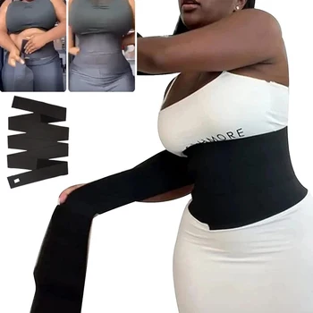 4/5/6M Waist Trainer Women Slimming Sheath Bandage Wrap Body Shaper Tummy Shapewear Trimmer Belt Corset Top Stretch Band