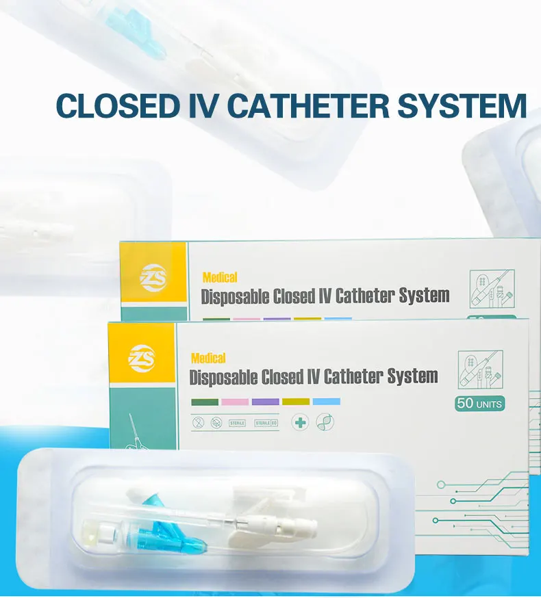 Infusion Disposable Closed Iv Catheter System Medical Supply - Buy ...