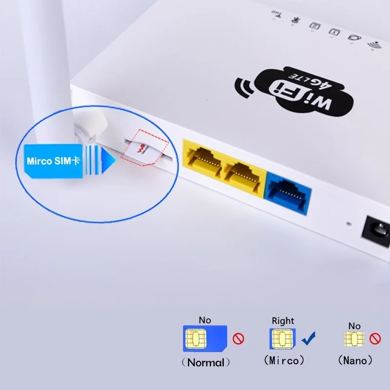 High Speed 300Mbps Qualcom WiFi Router 4G SIM CPE Mobile Hotspot 4g LTE Home Wireless Router