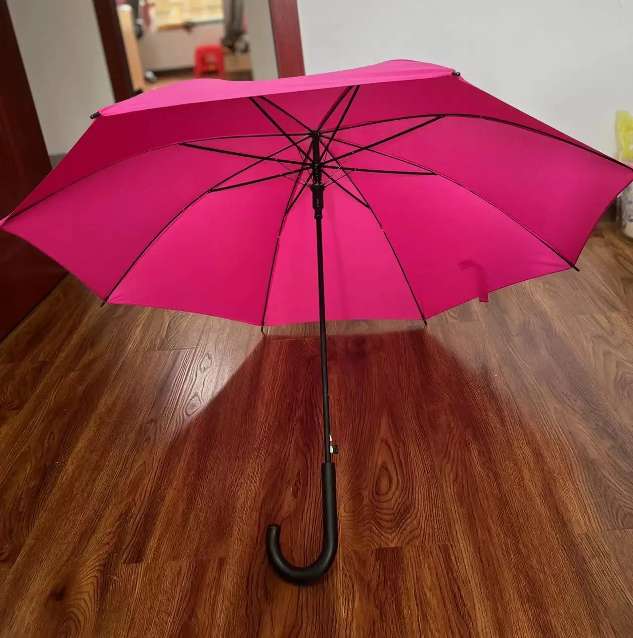 Colorful Fabric Straight Umbrella For Hanging Decoration With Cheap