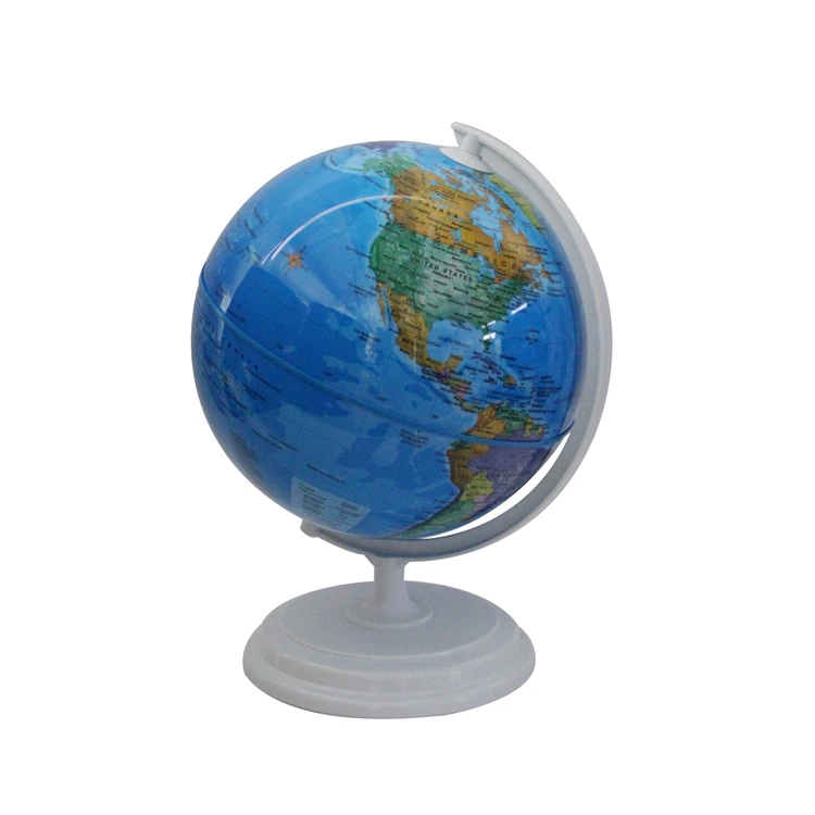 Офисные и школьные принадлежности для декора, преподавающий пластиковый вращающийся шар размером 17 см