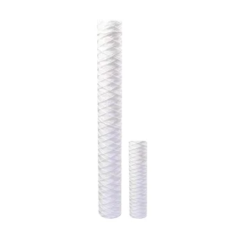 High Quality 5 Micron PP Yarn String Wound Filter Cartridge Hot Selling Industrial Size 30 Inch for Water Treatment Machinery