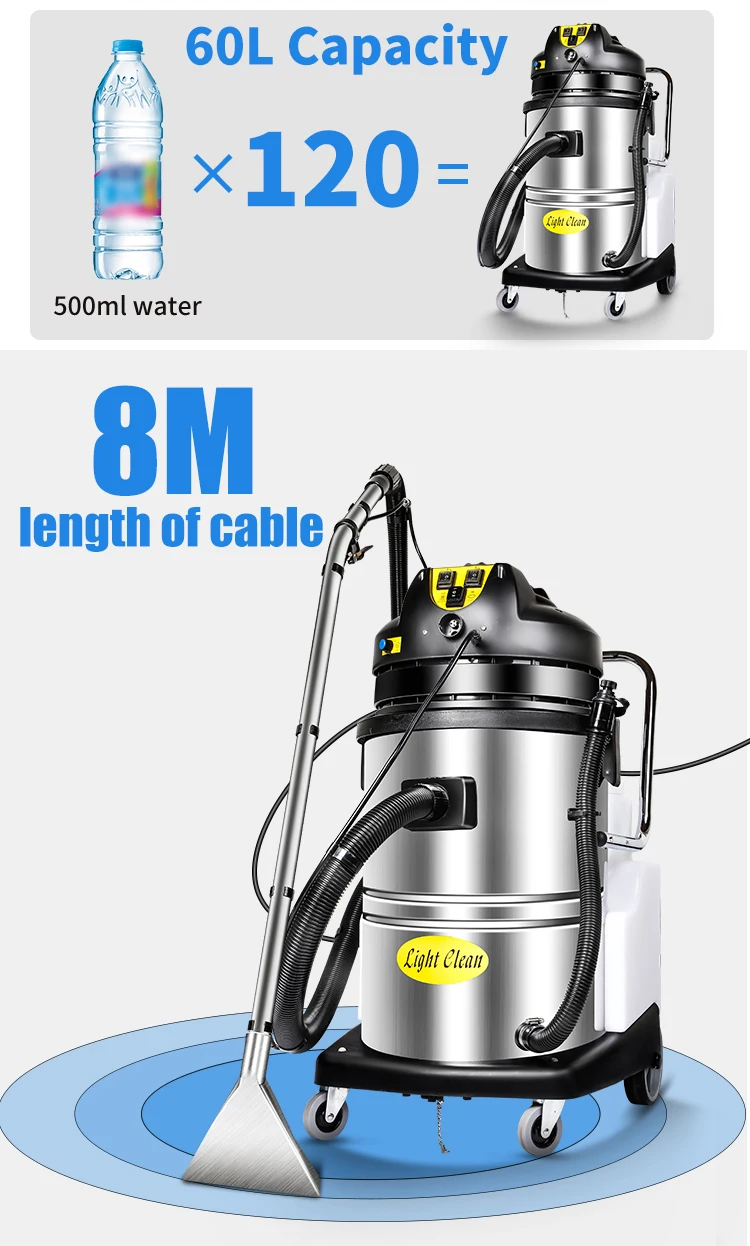 Carpet Cleaning Machine Commercial Vacuum Cleaner Factory Hotel Special Carpet Sofa Auto Scrubber Spray Extraction Equipment