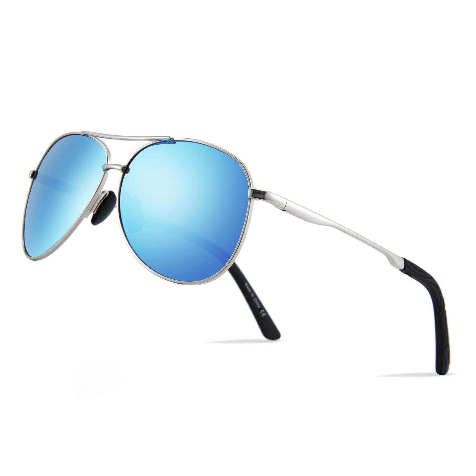 Luxury Polarized Sunglasses Men Custom Logo Metal Frame