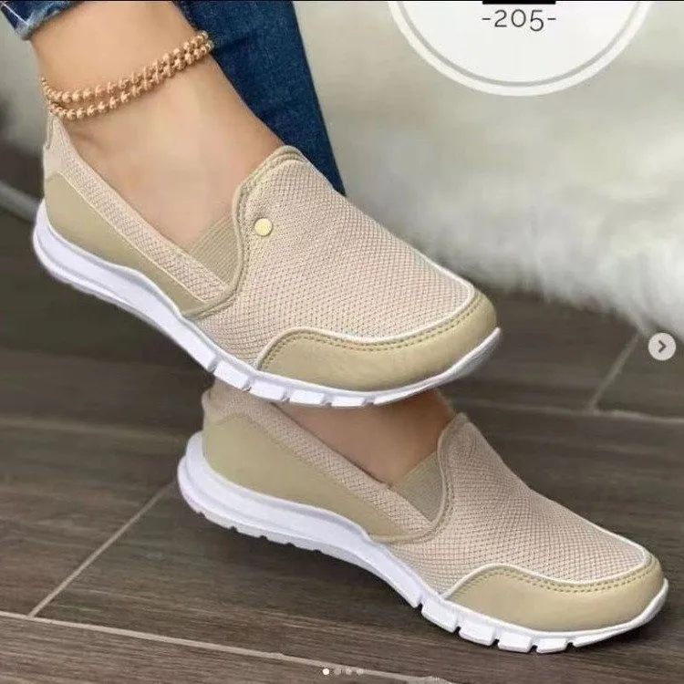 2024 new design large size casual walking shoes lace up canvas shoes lightweight sneakers for women
