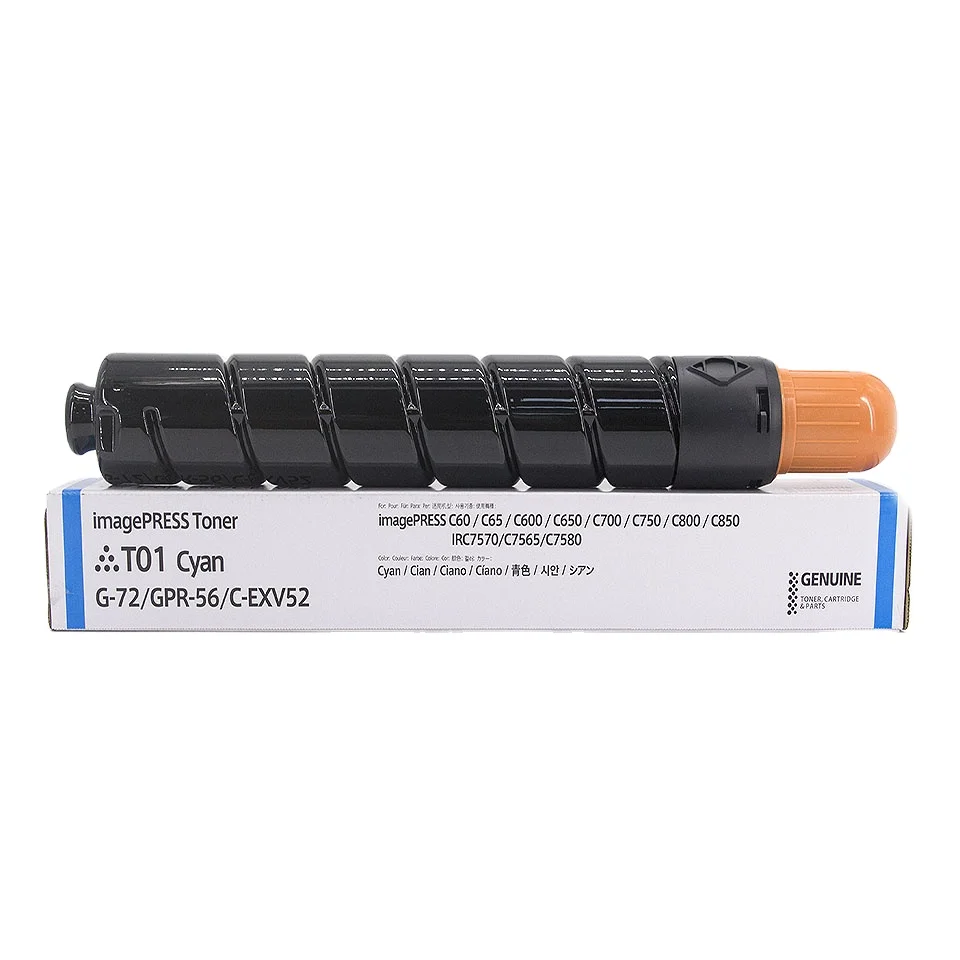 Wholesale T01 NPG72 GPR56 C-EXV52 Color Toner Cartridge Compatible