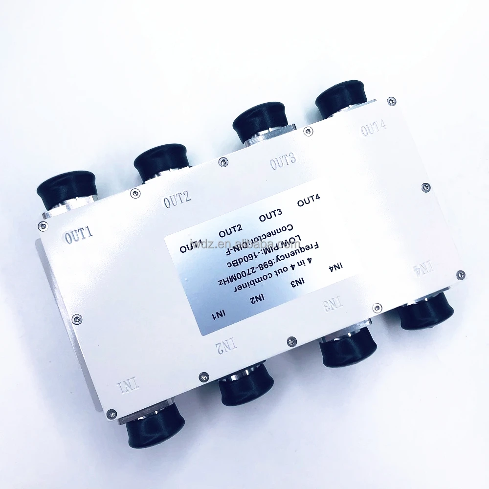 4 In 4 Out Hybrid Combiner 5G 698-2700MHz 500w 4*4 6dB Hybrid Coupler Hybrid Combiner