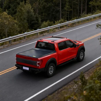 Custom Aluminum Alloy Tonneau Cover New Roller Lid for Ford F150  Pickup Truck Bed Cover with 5.5 6.5ft  Waterproof Function