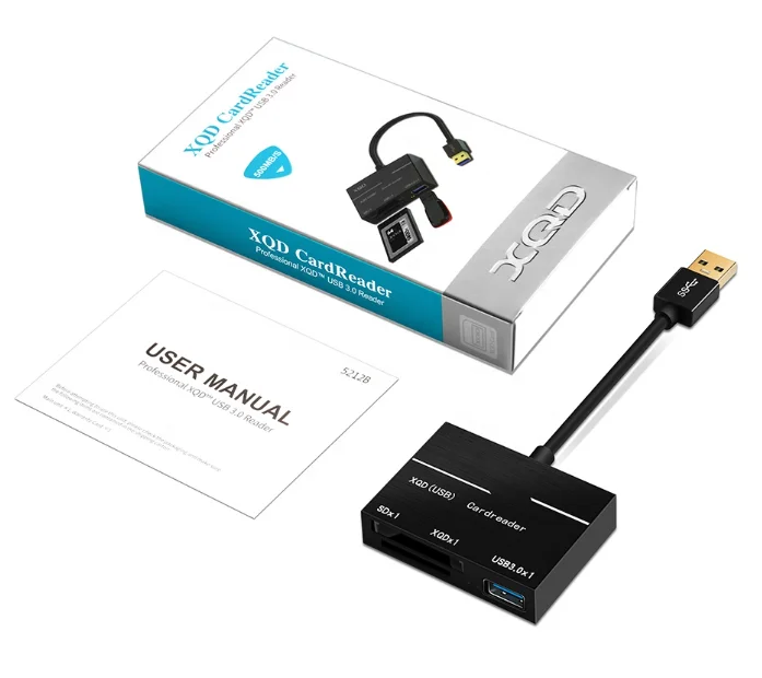  Лидер продаж на Amazon Прямая поставка с завода профессиональный картридер XQD SD USB 3