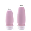 Pink Silicone Refillable Bottle