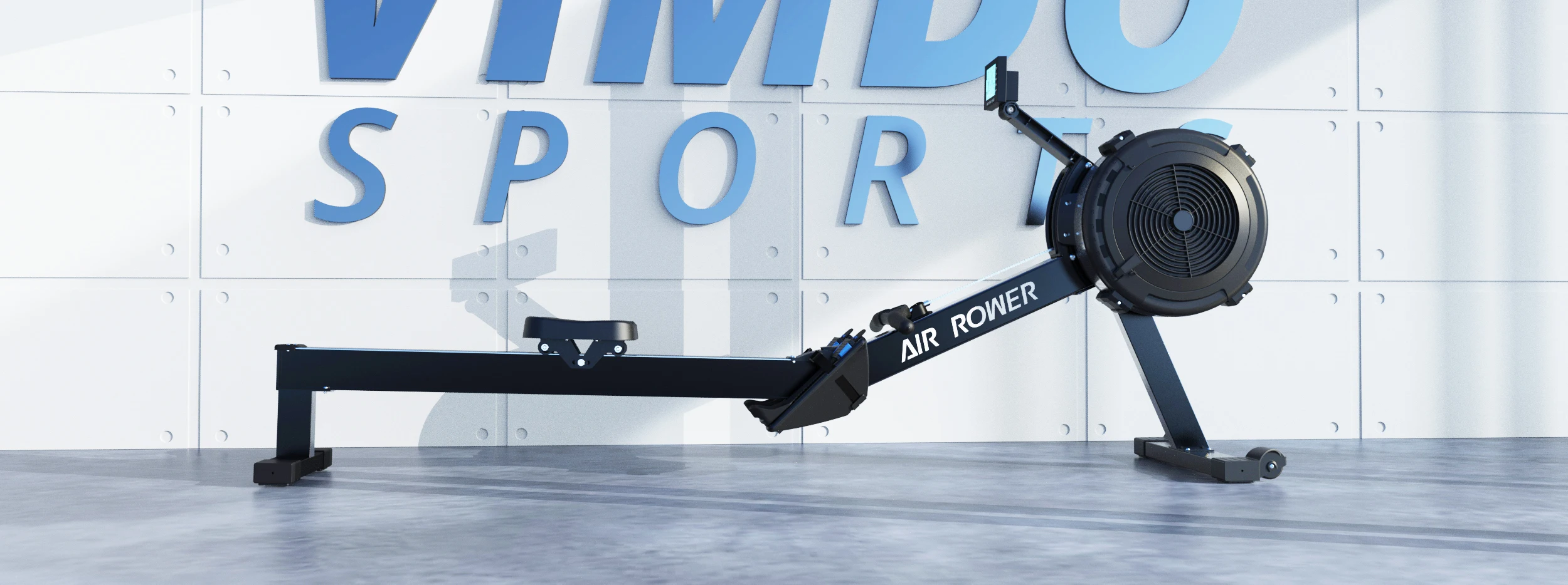 Vimdo Var03 Commercial Rowers Air Rower Rowing Machine Crossfit Gym