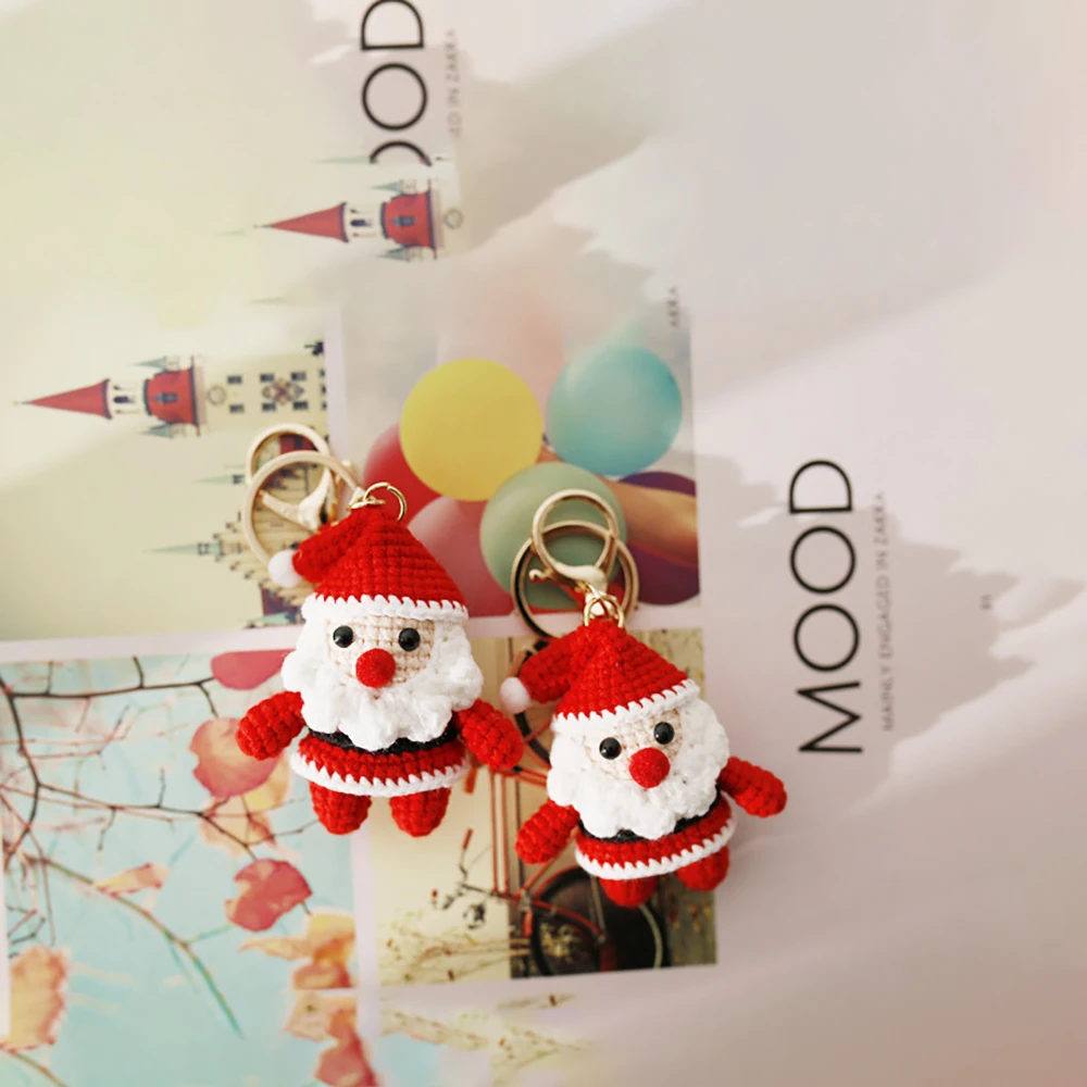 Set 10 Portachiavi Natalizi In PVC – Babbo Natale, Pupazzo Di Neve, Alce – Regali Befana