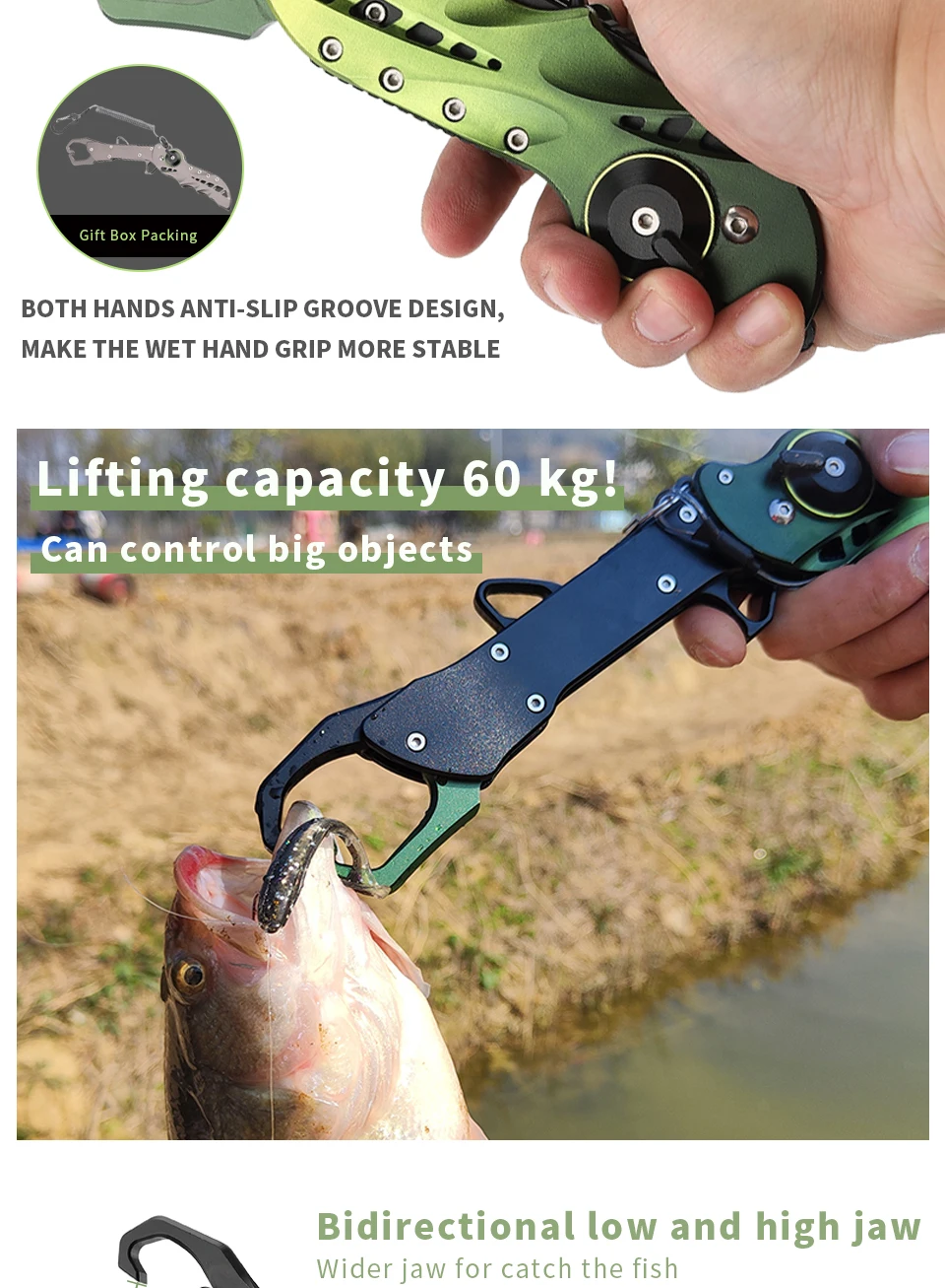 Groothandel op maat multifunctionele aluminium ringkrimptackle buitenvistang gereedschapset