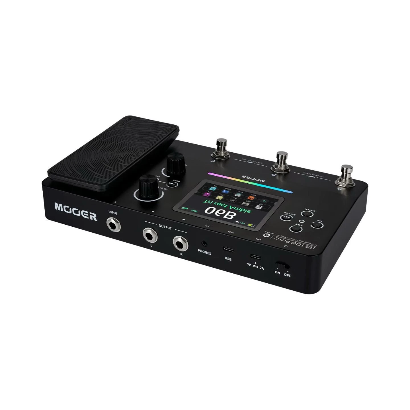 【 日本未発売 】Mooer GE100 PRO MOOER GE100 Pro Li AI-Powered Multi-Effects Processor/Pedal for