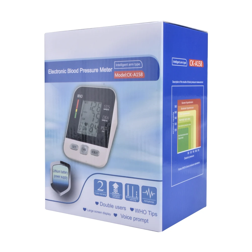 CE Approved Medical Professional Intelligent Smart Upper Arm Ambulatory Blood Pressure Monitor