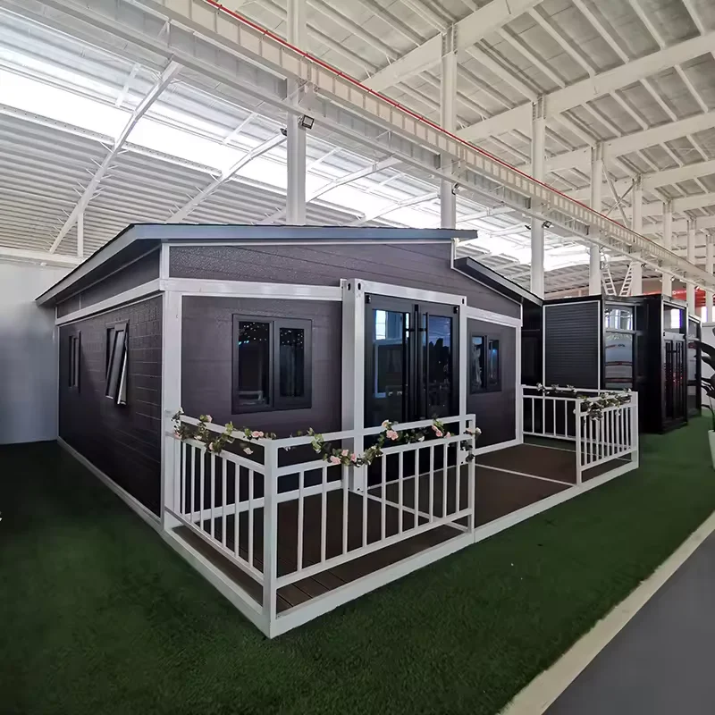 Nhà sống hiện đại 2 phòng ngủ portable mobile container house văn phòng khách sạn mở rộng nhà gấp có thể mở rộng