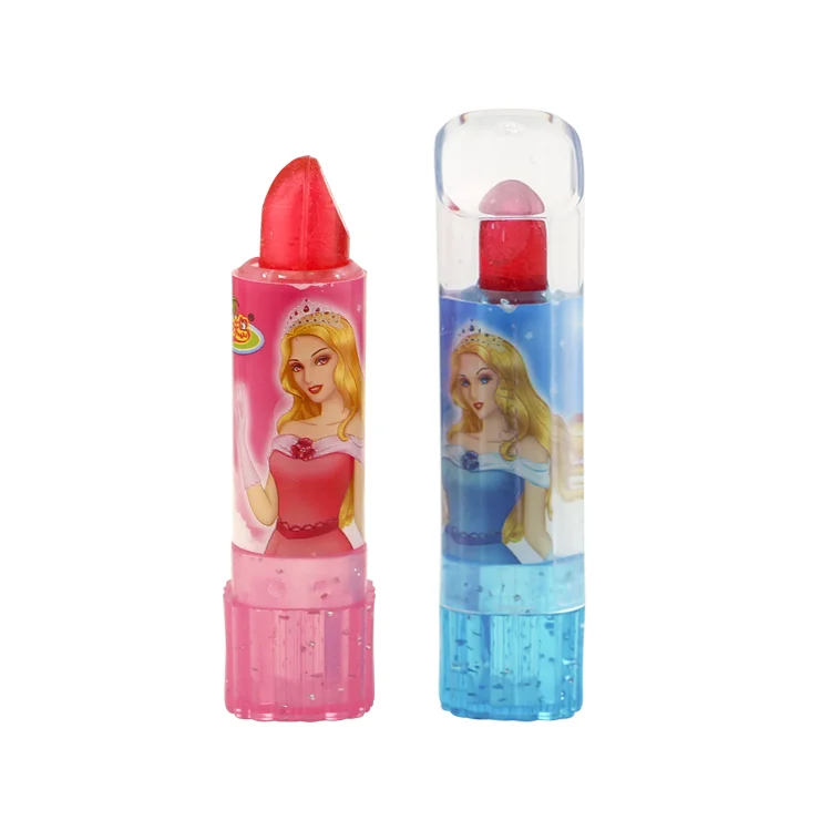 New Design Fruity Flavor Sugar Free Lipstick Candy with Led