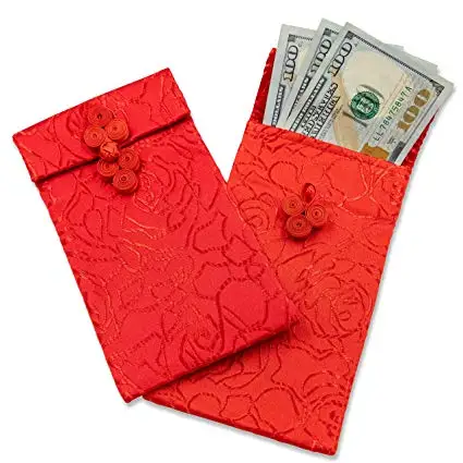 Chinese Red Envelope With Chinese Money Stock Photo, Picture and