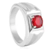 Steel-set ruby