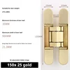 Gold [150*25] 3D hinge