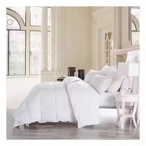 Wholesale Luxury Duvet Cover Hotel Cotton Ultra Light Single Bedding Set Microfiber Fabric