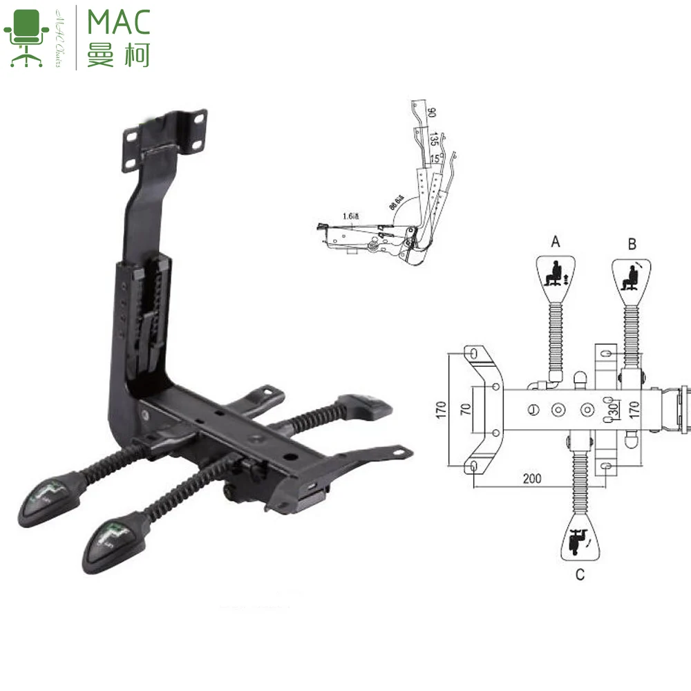 Buy Top Sale Office Chair Parts And Kits Office Computer Chair Accessories  from Foshan MAC Chairs And Components Co., Ltd., China