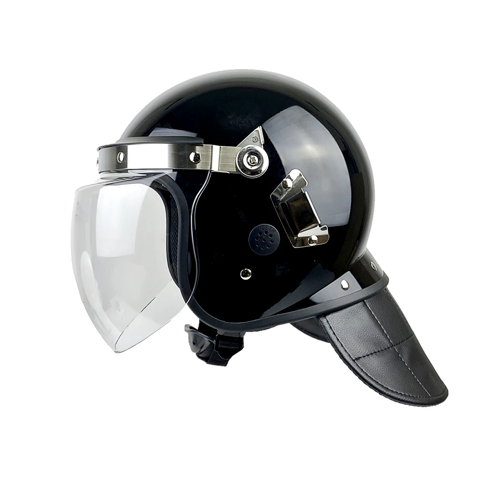 Military Anti Riot Helmet With Visor ABS Riot Helmet Police Helmet