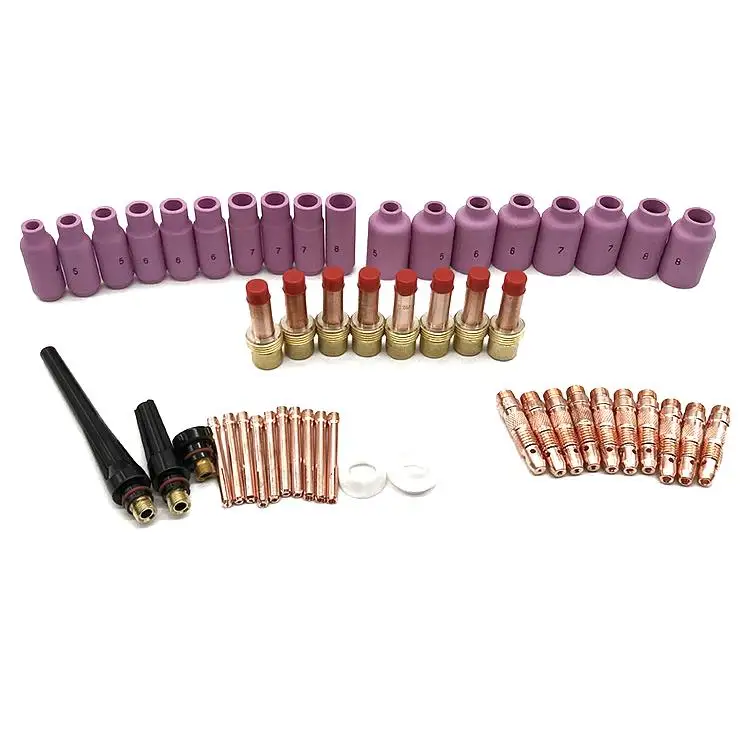 Tig torch kits tig torch consumables for wp17 18 26 21PK