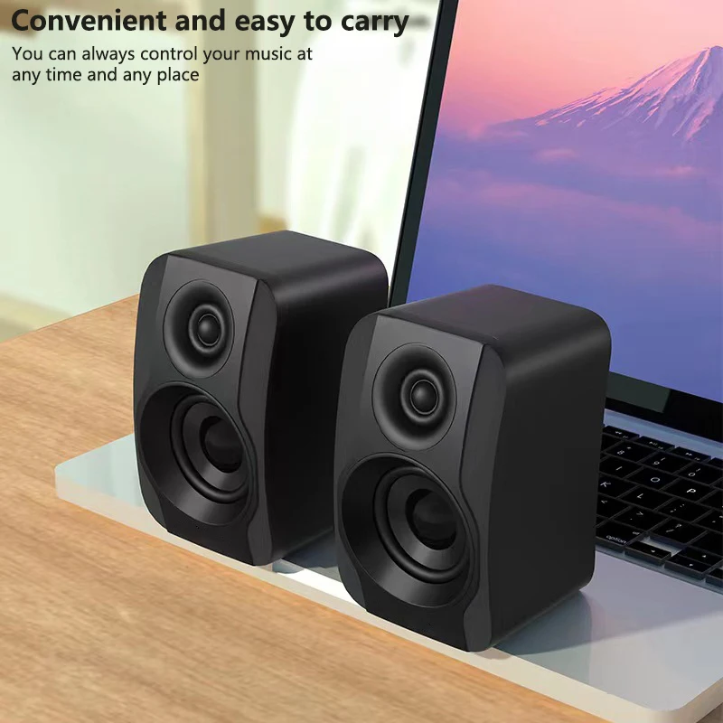 Computer Small Speaker Desktop Computer Laptop Home Desktop Wired Subwoofer Game Portable Speaker