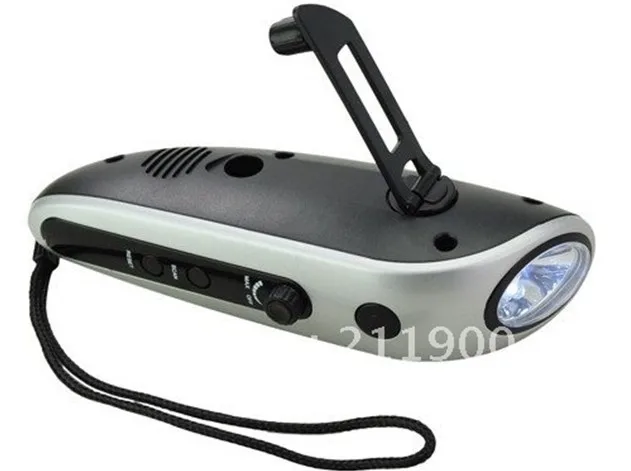 New Portable Mini Solar dynamo Black Light Electric Shock Flashlight