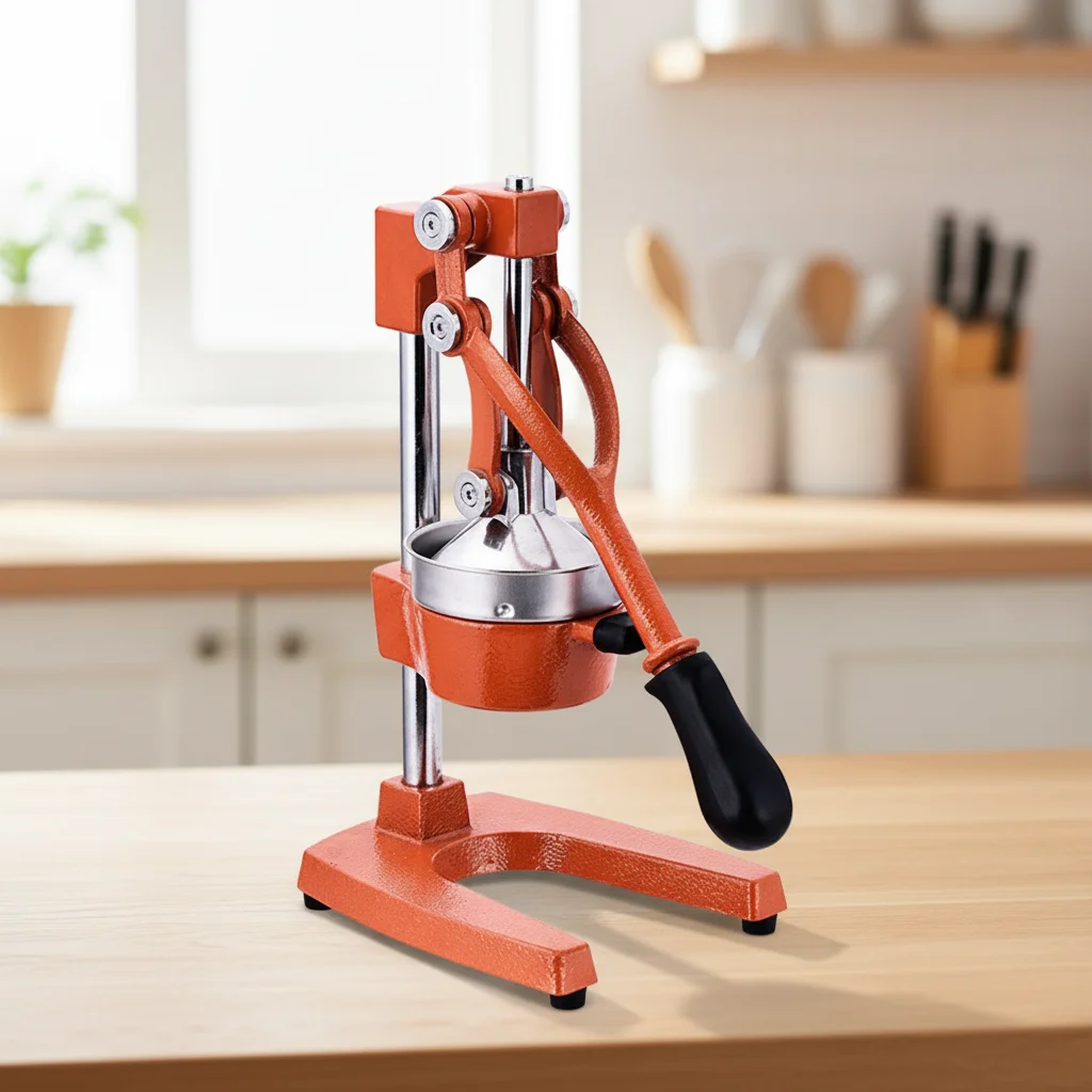 TEBA Direct Commercial Cast Iron Manual Juicer Lemon Oran Juicer Manual Control Cast Iron Multifunctional Portable Citrus Juicer