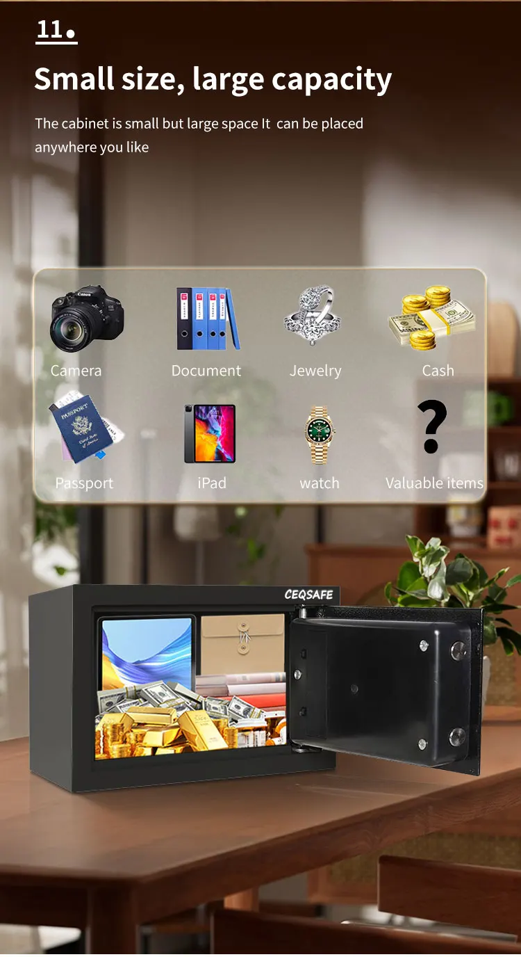 CEQSAFE 2025 American Mechanical High Quality Mini Security Safe Deposit Box details