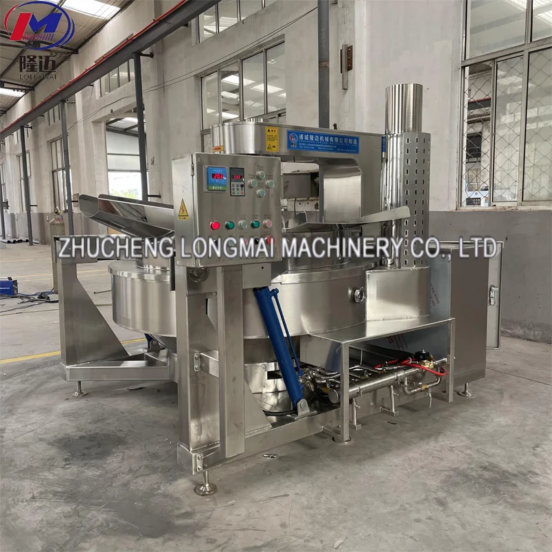 High Capacity Biryani Cooking Mixer Machine Commercial Automatic Cooking Pot for Steamed Bun Fillings