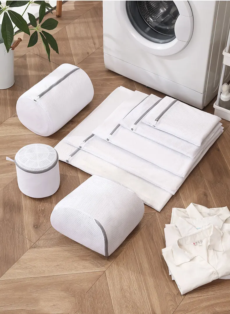 Hot Sales Bra Washing Machine Protector Underwear Bra Washer Durable Honeycomb Mesh Laundry Bags for Delicate