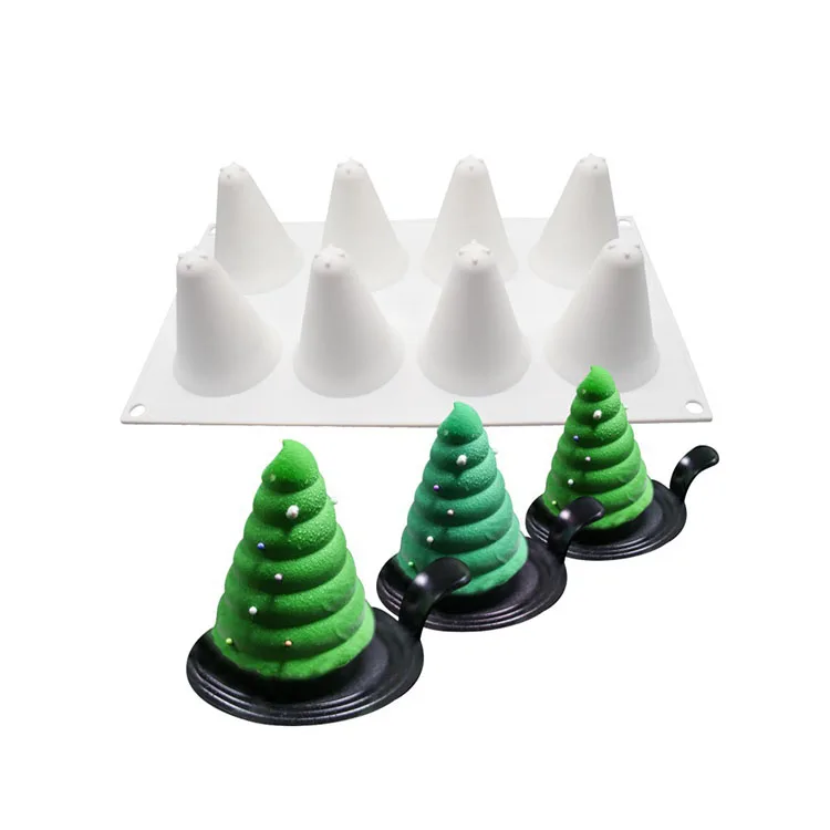 Christmas Tree Design Silicone Cake Molds Chocolate Moulds Mousse