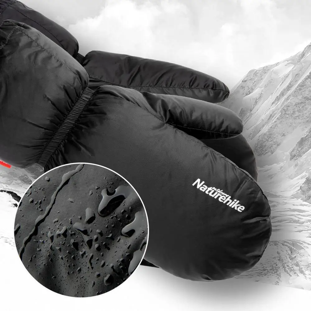 Водонепроницаемые перчатки Naturehike из гусиного пуха для сноуборда лыжные
