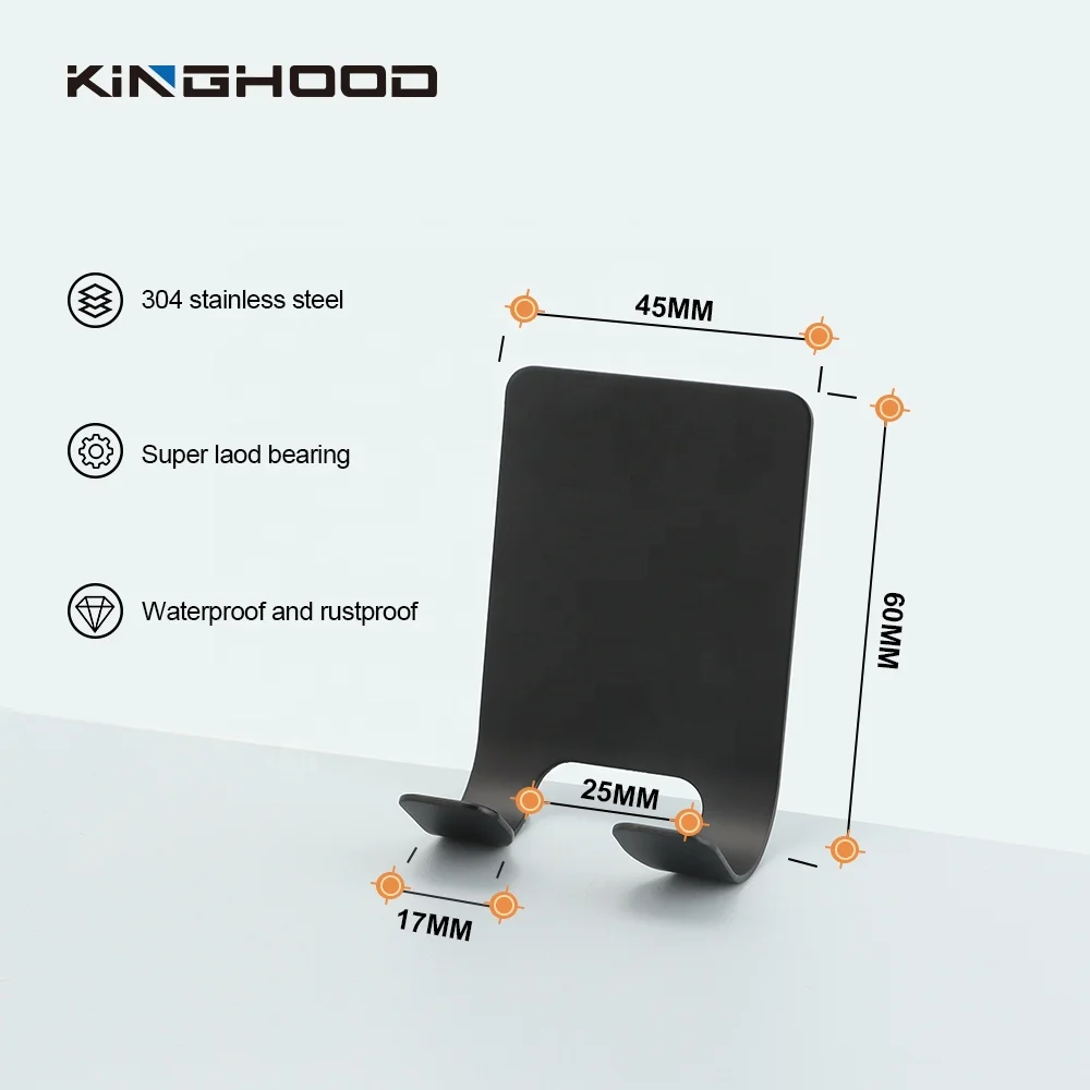 Eco Friendly Double Edge Razor Stand Holder Metal Safety Shaving Bathroom Hook Razor Holder Base