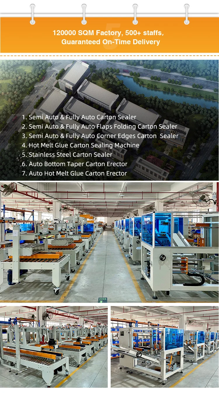 Gurki High Speed Adjustable Top Bottom Tape Electric Stable Automatic