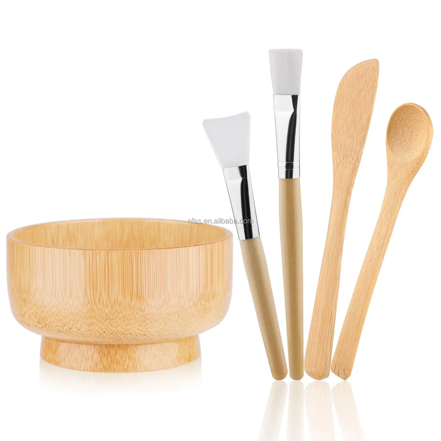 F Customlogoface Mask brushes Mask Brush,Bowl And Scoop Set Mask