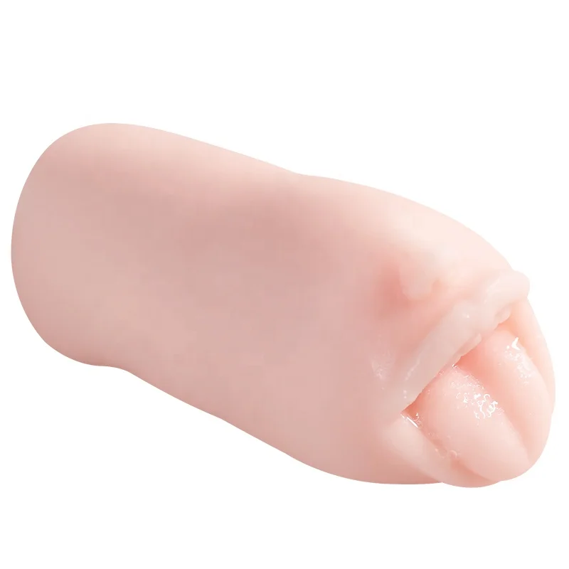 Netphi Adult 3D Textured Oral Strong Suction Channel TPE Material Vagina Sex Doll Realistic Male Masturbation Cup for Men Toys