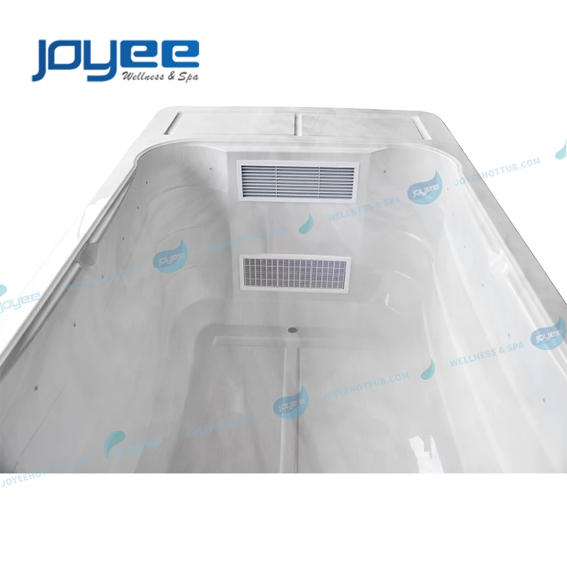 JOYEE China Above Ground Endless Swimspa Outdoor Swimming Pool Balboa Freestanding Hot Tub Swim Spa Pool Combo