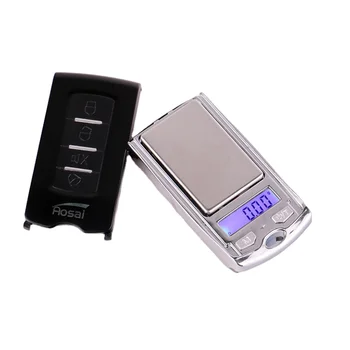Electronic Mini LCD Car Keys Pocket Scale Digital Jewelry Gold Diamond Scale 0.01g