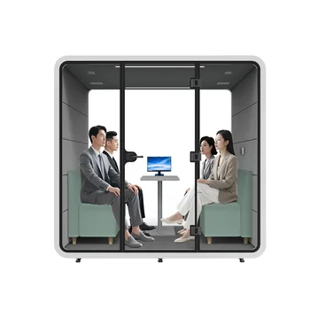 New Arrival Indoor/Outdoor 2.3-meter capacity for multiple people Acoustic Silent Meeting Pods Sound Booth Phone Office pod