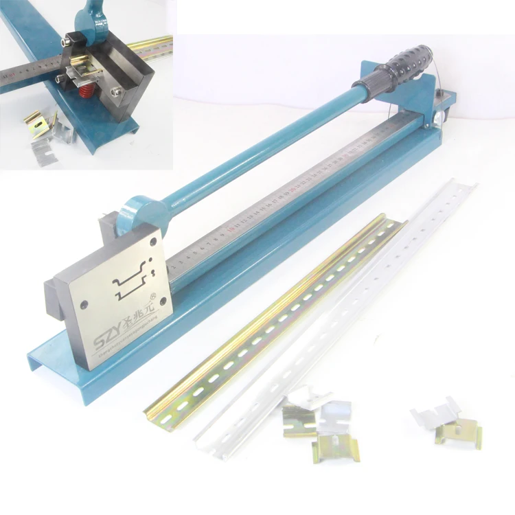 Manual Din Rail Cutting Tool Guide Rail Cutter Machine for Cutting Aluminum and Steel