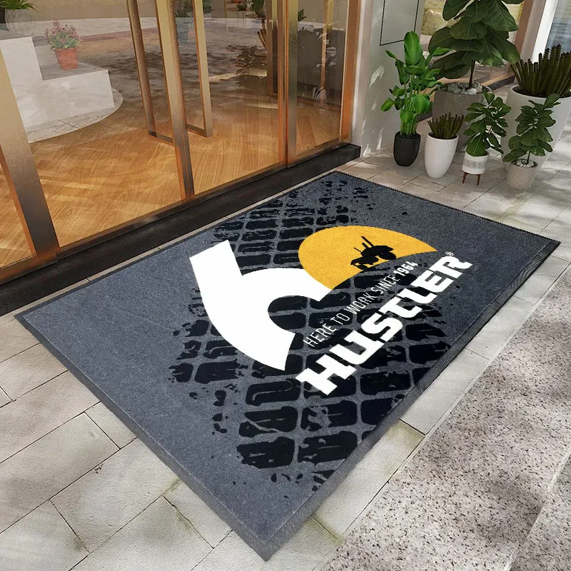 New Personalize Luxury Printed Door Custom Outdoor Rubber Floor Mats With Logo