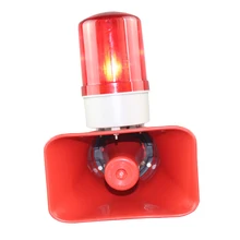 Factory Direct Supply 106dB IP56 Alarm Beacon and Siren Audible Visual Alarm Emergency Audio Industrial Siren with Warning Light