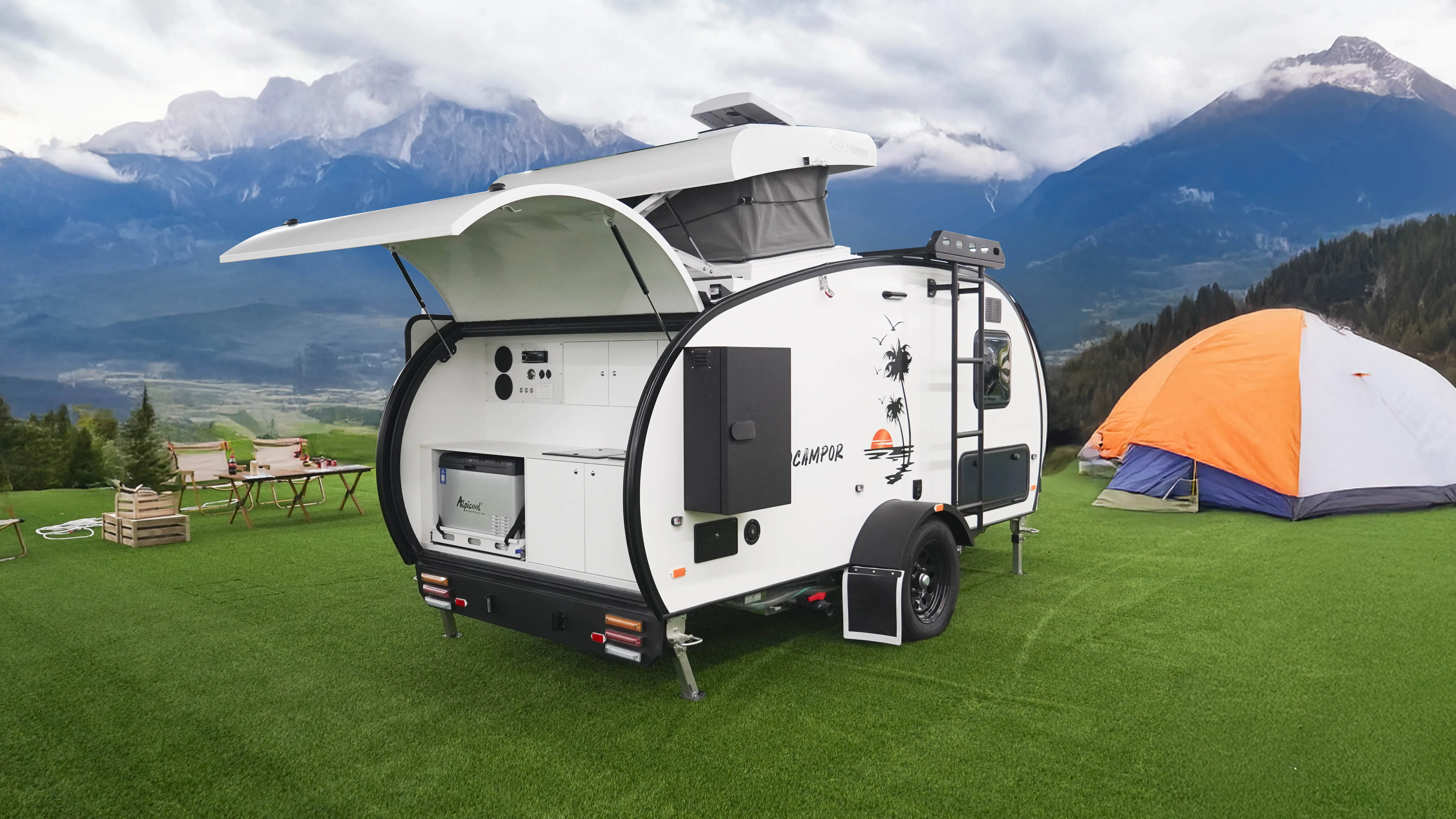 Ecocampor Custom Made off Road Teardrop Camper Trailer