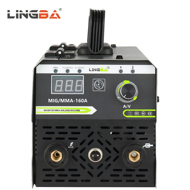 LINGBA Welding Equipment 6 in 1 Portable Inverter Welding Machine Electric Welding Machines Mig Welder Without Gas